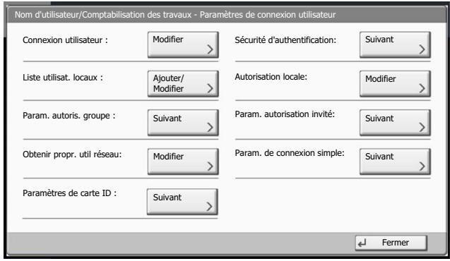 KYOCERA TASKALFA 4551CI - Configurer les paramètres. - 1