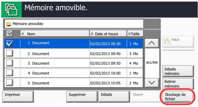 KYOCERA TASKALFA 4551CI - Stocker le document. - 1