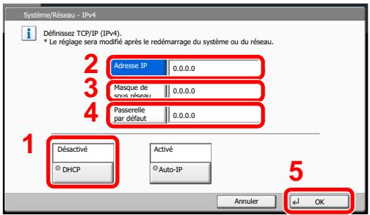 KYOCERA TASKALFA 4551CI - Configurer les paramètres. - 3