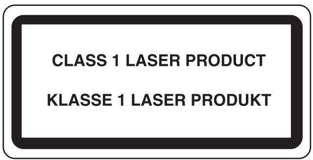 KYOCERA TASKALFA 4551CI - Sécurité laser (Europe) - 2