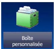 KYOCERA TASKALFA 4551CI - Appuyer sur [Boîte personnelisée] dans l'écran d'accueil. - 3