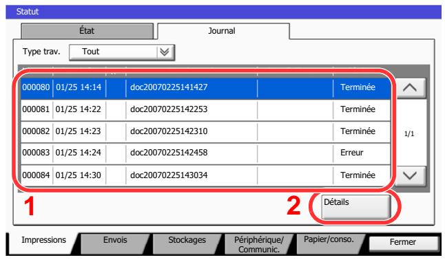 KYOCERA TASKALFA 4551CI - Vérifier les informations. - 1
