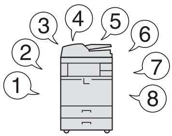 KYOCERA TASKALFA 4551CI - Acceder aux fonctions courantes d'un simple geste (Programme) - 1