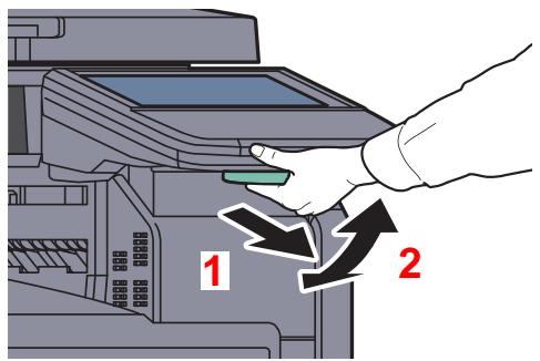 KYOCERA TASKALFA 4551CI - Réglage de l'inclinaison du panneau de commande - 1