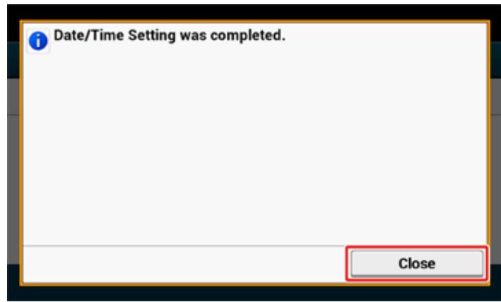 OKI ES5473MFP - Setting Date and Time - 9