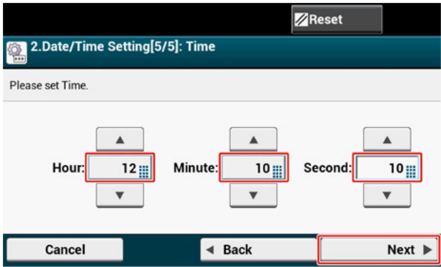 OKI ES5473MFP - Setting Date and Time - 7