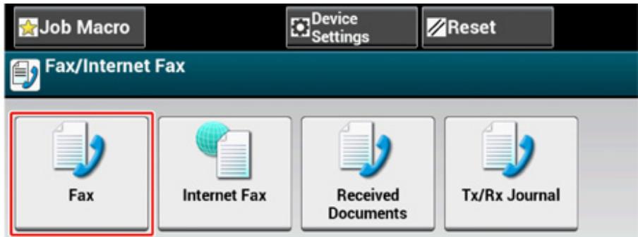 OKI ES5473MFP - Press [Fax]. - 1