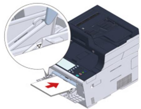 OKI ES5473MFP - Loading Paper in the MP Tray - 7