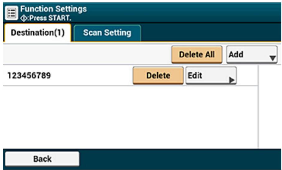 OKI ES5473MFP - Fax Screen - 5