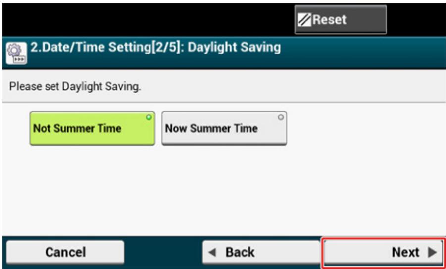 OKI ES5473MFP - Setting Date and Time - 4