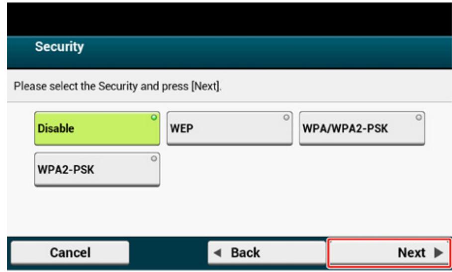 OKI ES5473MFP - Setting from the Operator Panel Manually to Connect - 17
