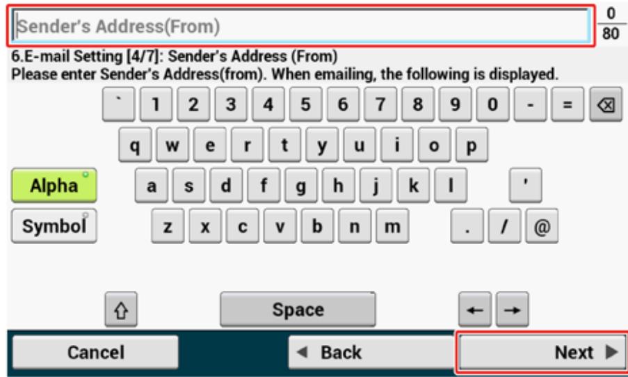 OKI ES5473MFP - E-mail Setting - 6