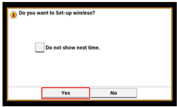 OKI ES5473MFP - Setting from the Operator Panel Manually to Connect - 5