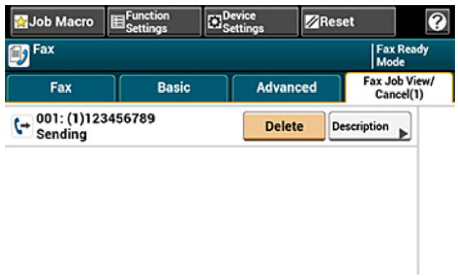 OKI ES5473MFP - Fax Screen - 4