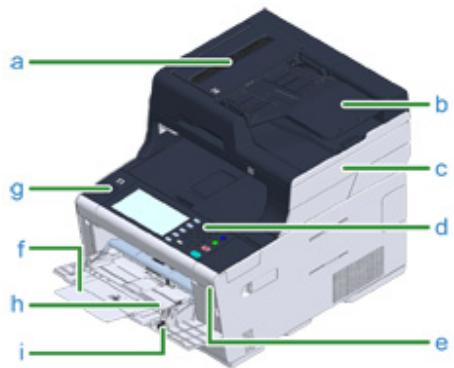 OKI ES5473MFP - Front View - 1