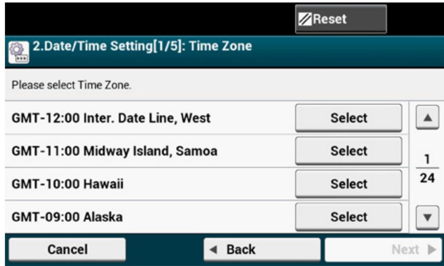 OKI ES5473MFP - Setting Date and Time - 3
