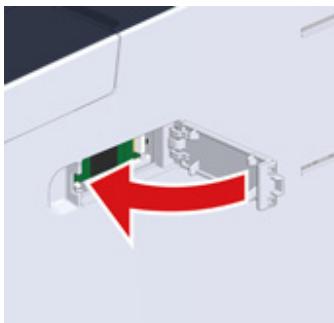 OKI ES5473MFP - Installing the Wireless LAN module - 6
