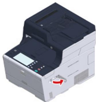 OKI ES5473MFP - Installing the Wireless LAN module - 3