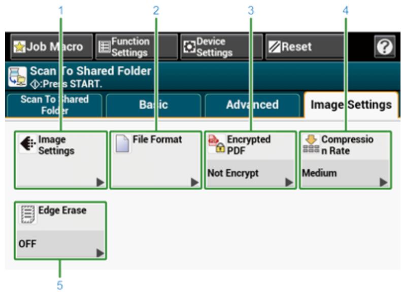 OKI ES5473MFP - Scan To Shared Folder Screen - 4