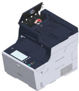 OKI ES5473MFP - If a Document is Invisible in the Paper Path - 6