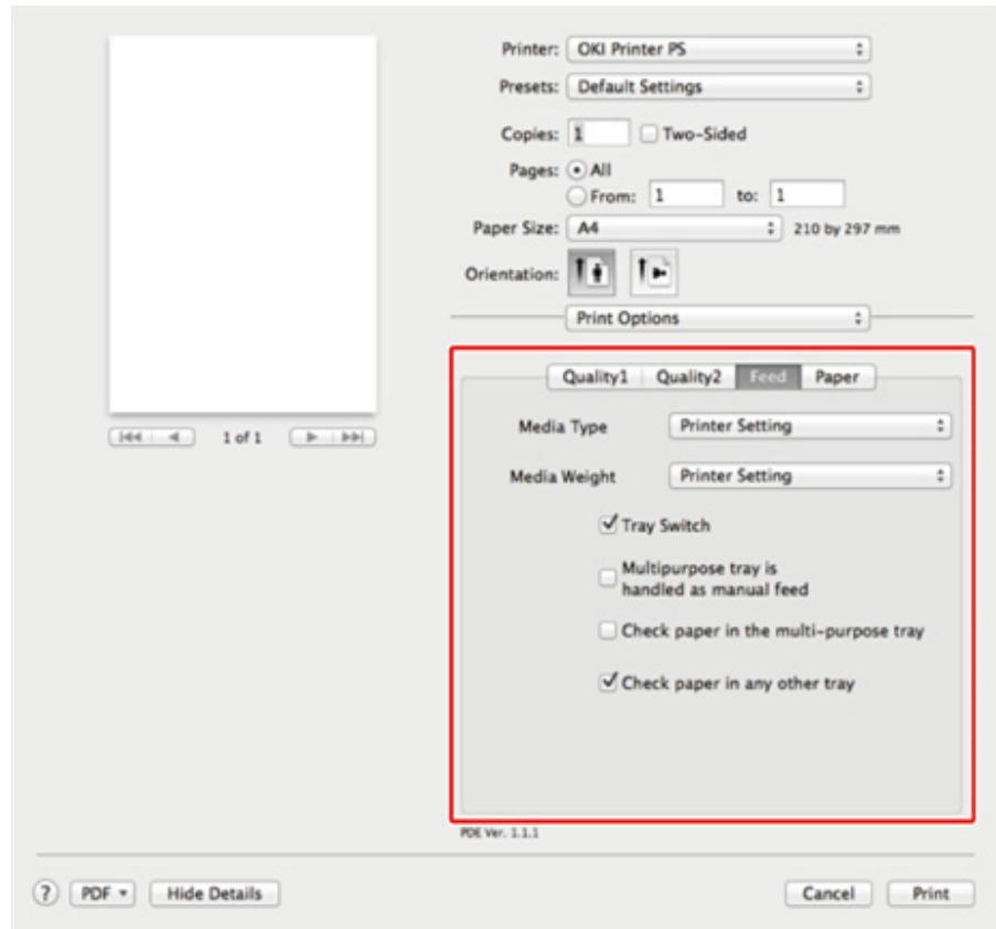 OKI ES5473MFP - Printing from a Computer (Mac OS X) - 2
