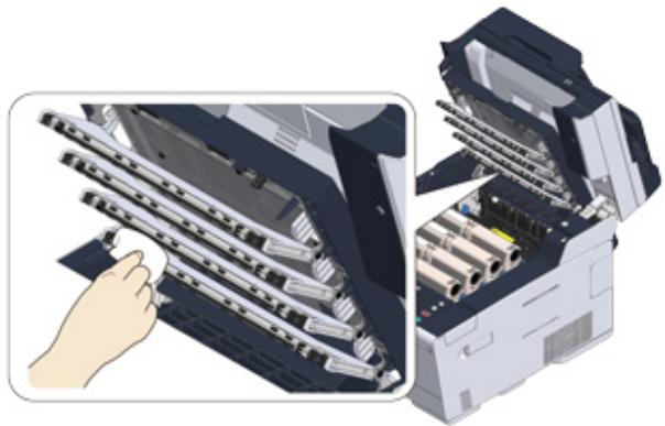 OKI ES5473MFP - Cleaning the LED Head - 4