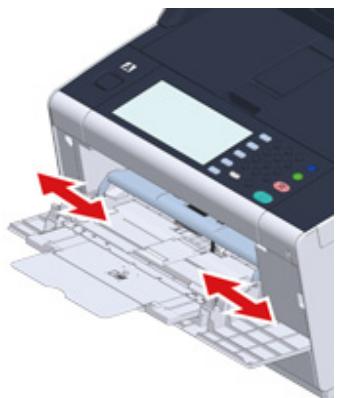 OKI ES5473MFP - Loading Paper in the MP Tray - 4
