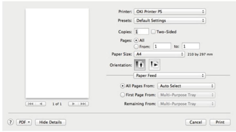 OKI ES5473MFP - Printing from a Computer (Mac OS X) - 1