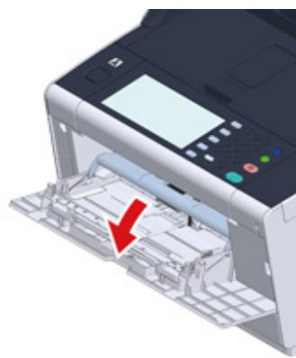 OKI ES5473MFP - Loading Paper in the MP Tray - 1