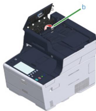 OKI ES5473MFP - If a Document is Invisible in the Paper Path - 3