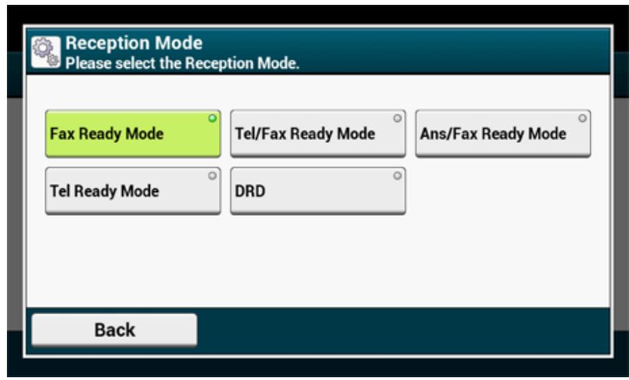 OKI ES5473MFP - Setting the Reception Mode - 6
