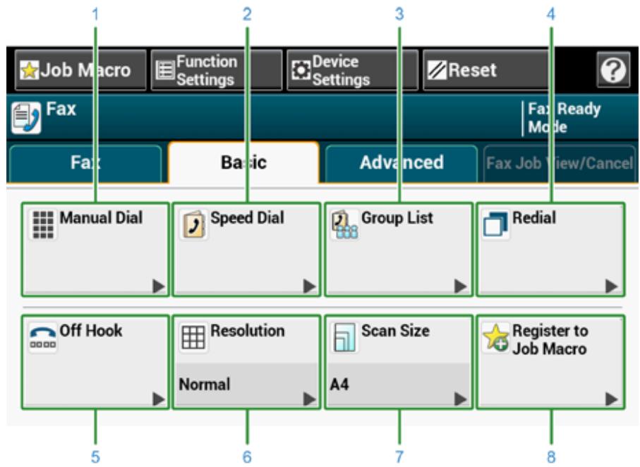 OKI ES5473MFP - Fax Screen - 2