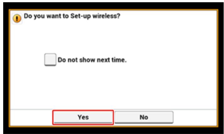 OKI ES5473MFP - Selecting a Wireless LAN Access Point from the Operator Panel to Connect - 5