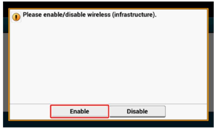 OKI ES5473MFP - Setting from the Operator Panel Manually to Connect - 8