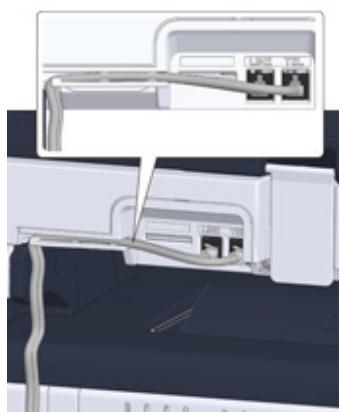 OKI ES5473MFP - Connecting a Telephone Line - 1