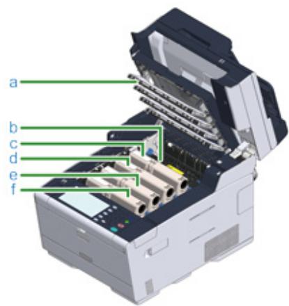 OKI ES5473MFP - Inside of the machine - 1