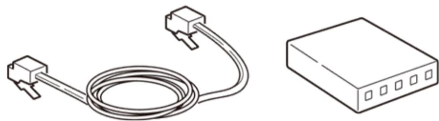 OKI ES5473MFP - Connecting a LAN Cable - 2