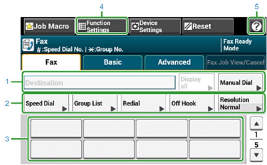 OKI ES5473MFP - Fax Screen - 1