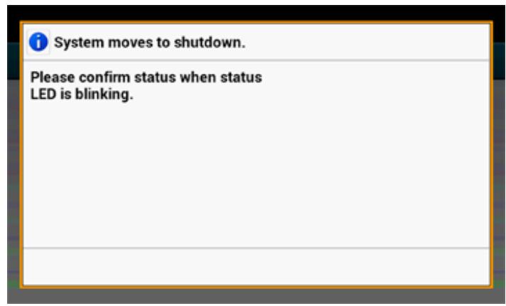 OKI ES5473MFP - Turning Off the Machine - 3