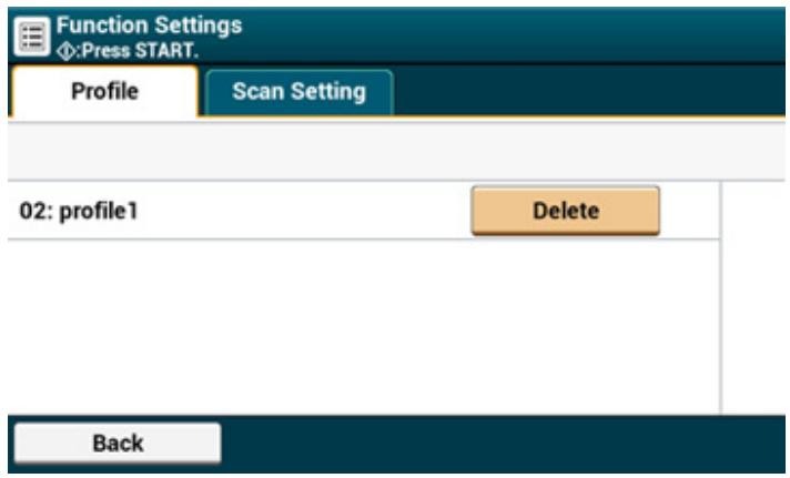 OKI ES5473MFP - - [Function Settings] > [Profile] Tab - 1