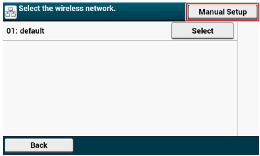 OKI ES5473MFP - Setting from the Operator Panel Manually to Connect - 16