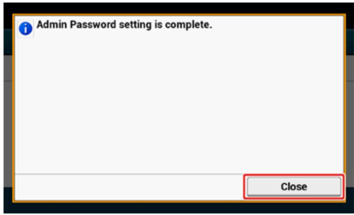 OKI ES5473MFP - Setting the Administrator Password - 8