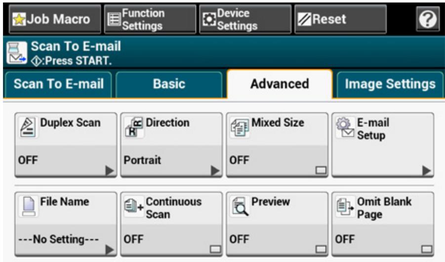 OKI ES5473MFP - Set scan settings if necessary. - 1