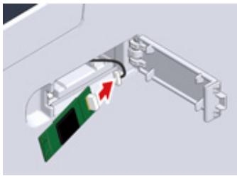 OKI ES5473MFP - Installing the Wireless LAN module - 4