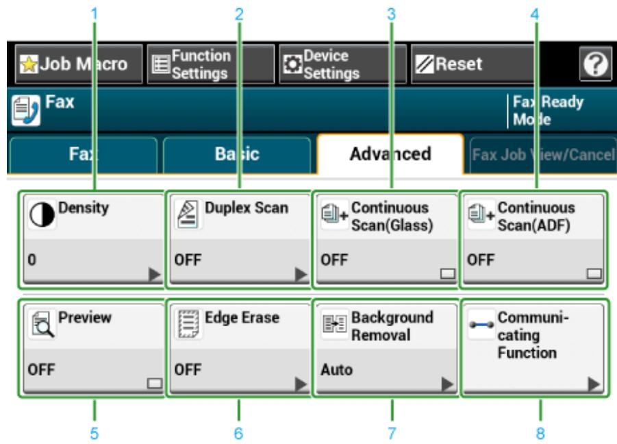 OKI ES5473MFP - Fax Screen - 3