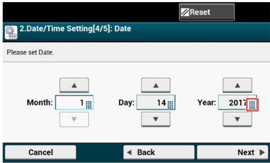 OKI ES5473MFP - Setting Date and Time - 6