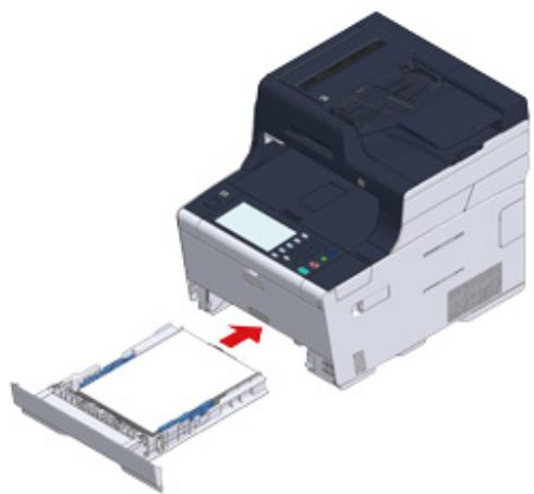 OKI ES5473MFP - Loading Paper in Tray 1/2/3 - 6