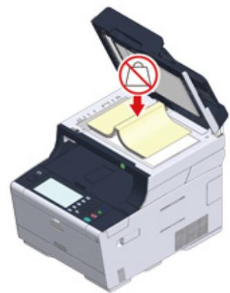 OKI ES5473MFP - Setting on the Document Glass - 4