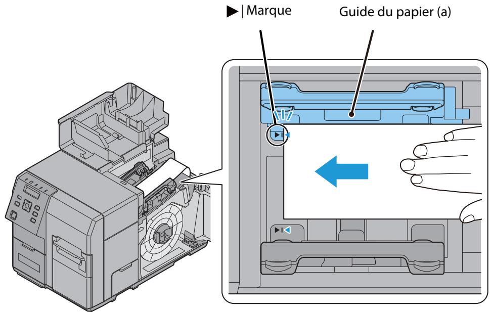 EPSON COLORWORKS C7500 - Installation du rouleau de papier - 8