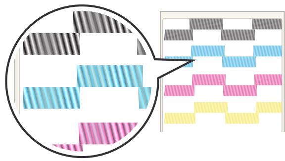 EPSON COLORWORKS C7500 - Test d'impression (impression de contrôle des buses) - 1